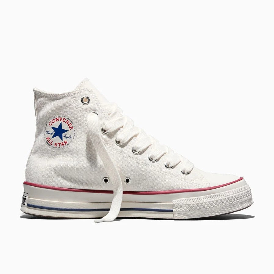 CONV Chuck Taylor Throwback High (White/Blue/Red)
