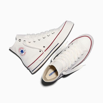 CONV Chuck Taylor Throwback High (White/Blue/Red)